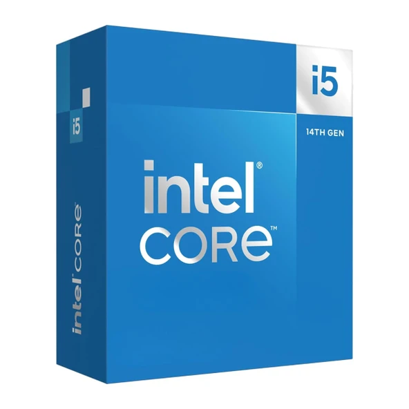 Intel Core i5-14600K 14C 3.5GHz 24MB 1700P Kutulu Fansız İşlemci