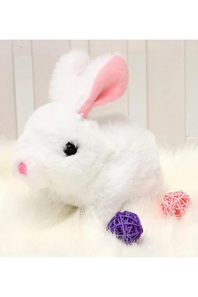 Yürüyen, Sesli Hareketli Sevimli Peluş Bunny Tavşan - Sweet Bunny