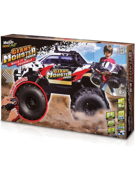 Kendin Yap Kumandalı Dev Canavar Kamyon 82561 - 3