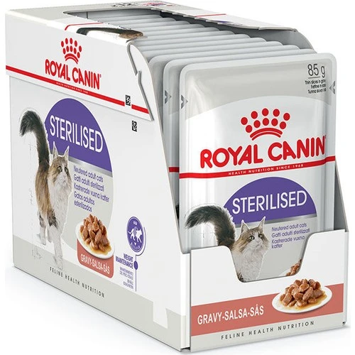 Royal Canin Sos İçinde Kısırlaştırılmış Yetişkin Kedi Konservesi 85gr (12 Adet)