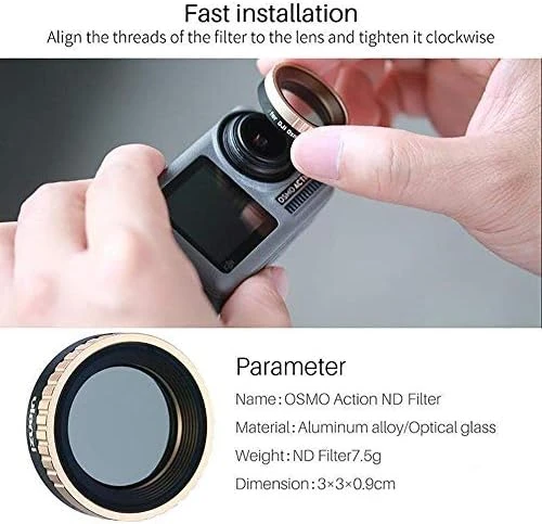 Ulanzi ND16 Dji Osmo Action ND Filtre - Resim 5