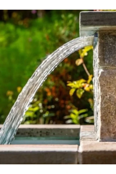 waterfall Watershut 500mm Duvar Su Perdesi Bahçe Tipi Duvar Çeşme Şelale Fıskiye (ET KALINLIĞI 1.5MM) - 3
