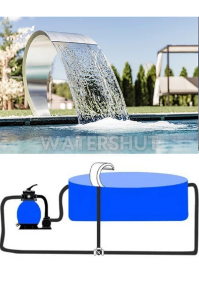 Şelale Watershut Havuz Şelalesi Kobra Tip Su Perdesi Et Kalınlığı 1,5 mm - Resim 5