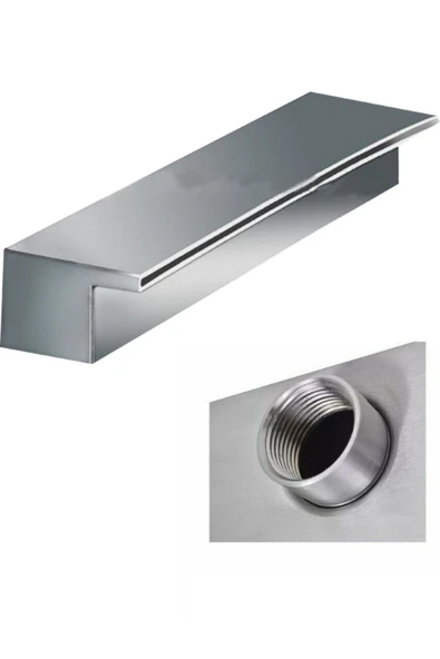 waterfall Watershut 50 Cm (2 ADET) Duvar Su Şelalesi Bahçe Tipi Duvar Çeşmesi Fıskiye (ET KALINLIĞI 1.5MM) - 3