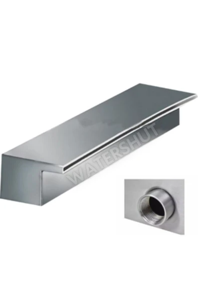 WATERSHUT 60 cm Duvar Şelalesi 304 Kalite Paslanmaz Çelik Fıskiye - 3