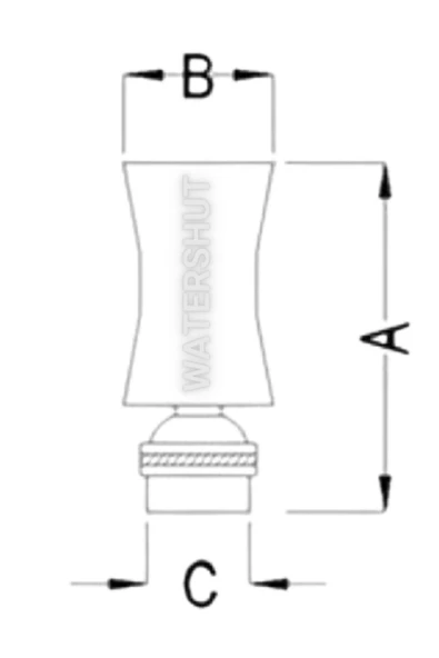 WATERSHUT Pirinç Kaskat Su Köpüğü Nozulu 50 T - Süs Havuzu Fıskiyesi - 3
