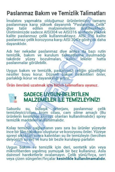 Şelale Watershut 300 X 800mm Kuğu Havuz Si - Paslanmaz Çelik (ET KALINLIĞI 1,5MM) - 5