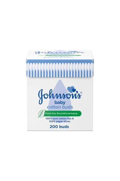 JOHNSON'S BABY COTTON BUDS KULAK TEMİZLEME ÇUBUĞU 200'LÜ