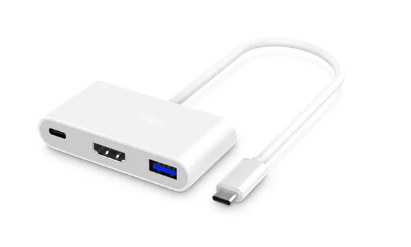 Hytech Usb-C Hdtv Tip C Çok Fonksiyonlu Adaptör