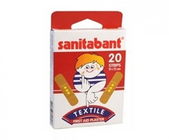 Sanitabant Tekstil Yara Bandı 20Li Paket