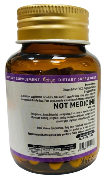 Afye Ginseng (60 kapsül) - 2