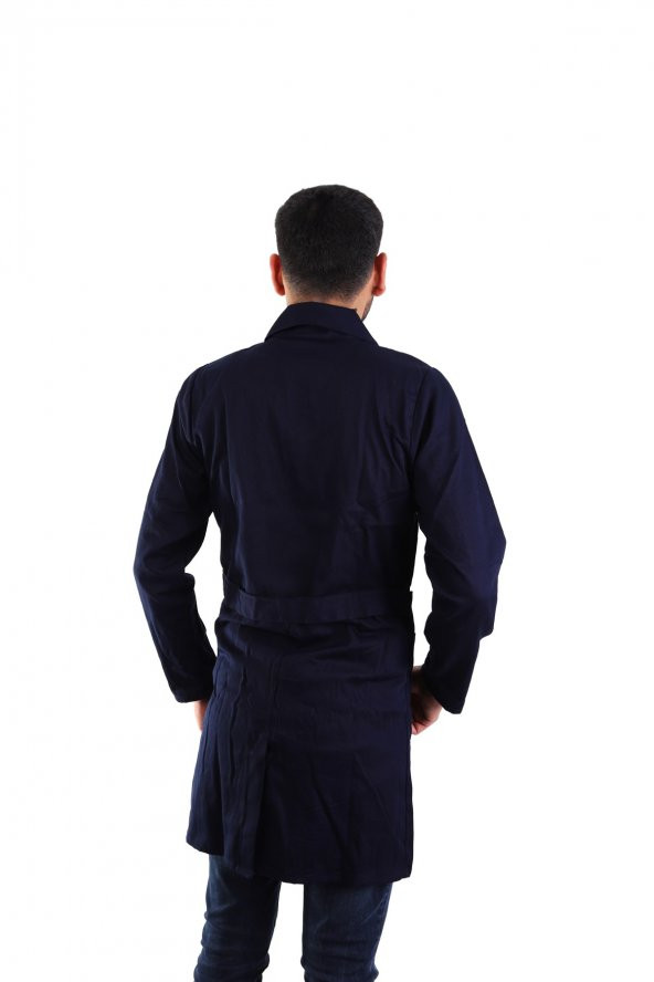 ESER - Bay Alpaka Önlük Çıtçıtlı - Lacivert - 2