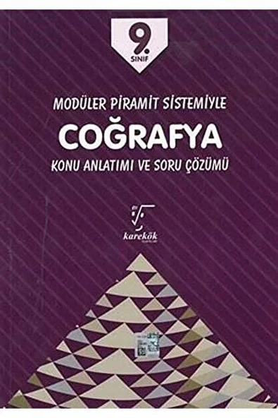9.sınıf Coğrafya Konu An. Çöz.SB Karekök yayın. MPS - 2