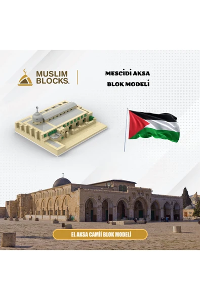 Muslim Blocks Mescid-i Aksa Blok Modeli(İslami Lego)