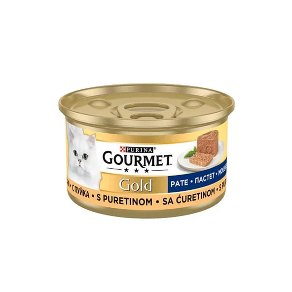 Gourmet Kıyılmış Hindi Etli Kedi Konserve 85 Gr