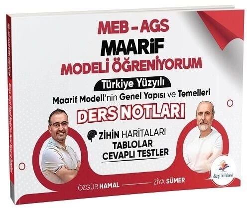 2025 MEB AGS Maarif Modeli Öğreniyorum Türkiye Yüzyılı Maarif Modelinin Genel Yapısı ve Temelleri Ders Notları Dizgi - 1