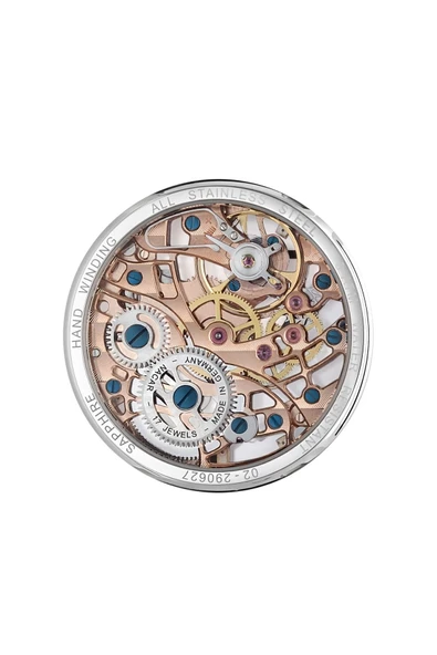 Alman Üretimi Safir Camlı Kurmalı Klasik Erkek Kol Saati - Resim 4