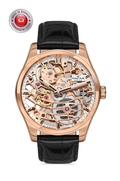 Alman Üretimi Safir Camlı Kurmalı Klasik Erkek Kol Saati ürün görseli 1