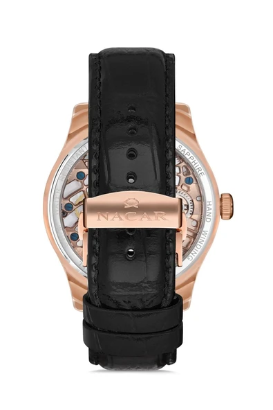 Alman Üretimi Safir Camlı Kurmalı Klasik Erkek Kol Saati - Resim 3