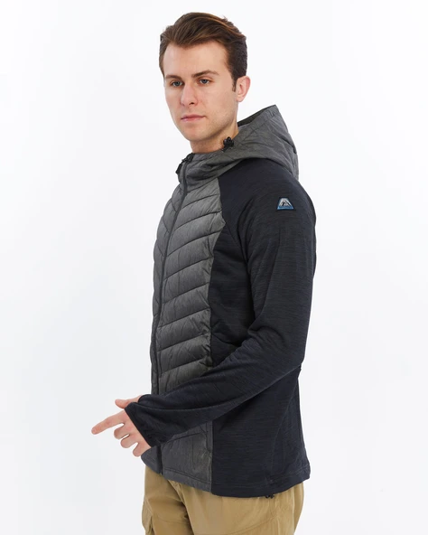 Mapamyumco Erkek Hybrid Ceket-SİYAH - Resim 5