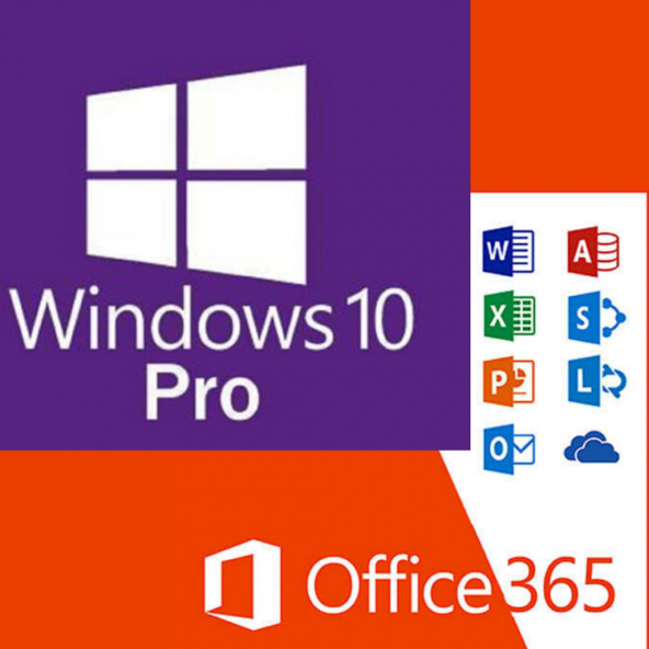 Windows 10 Pro + Office 365 Pro Plus 32-64 Bit