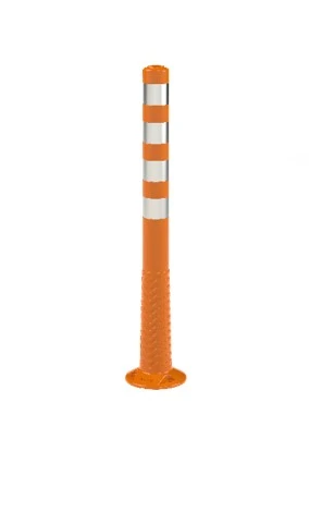 5 Adet Turuncu Renk Otopark Düzenleyici 100 cm Eco Delinatör Zeplin - 3