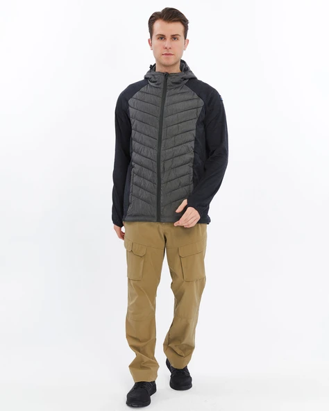 Mapamyumco Erkek Hybrid Ceket-SİYAH - Resim 3