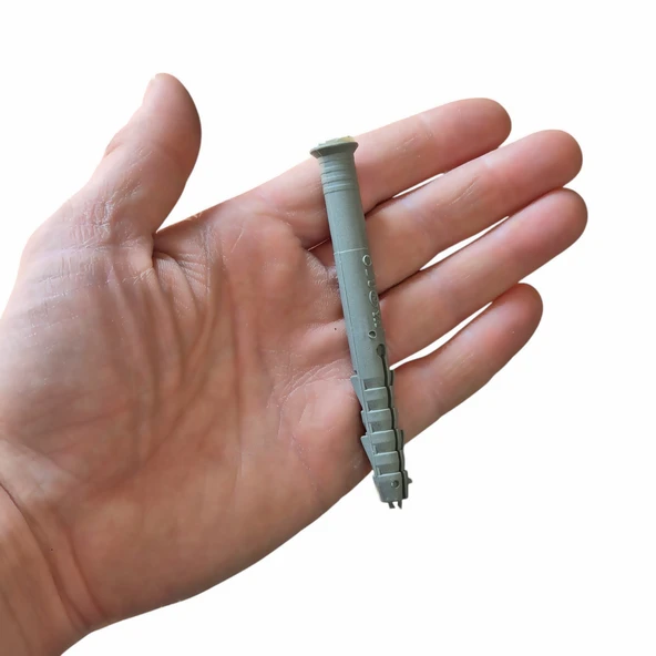 Uzun Boy Plastik Dübel 10cm Siding Kasa Dübeli 10mm - 100 Adet - 2