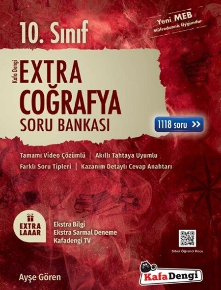 Kafa Dengi 10. Sınıf Extra Coğrafya Soru Bankası
