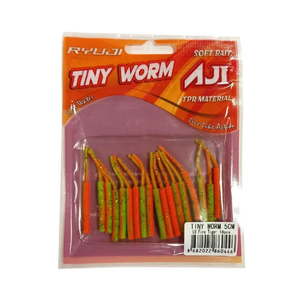 Ryuji Tiny Worm 5cm LRF Silikon Yem 18ad - 3