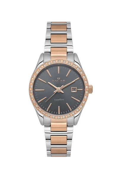 NC33-398305-EGMS SAFİR CAMLI KADIN KOL Saati 32MM KASA ÇAPI ürün görseli 1