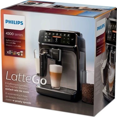 Philips 4300 Serisi LatteGo EP4346/70 Tam Otomatik Espresso Makinesi