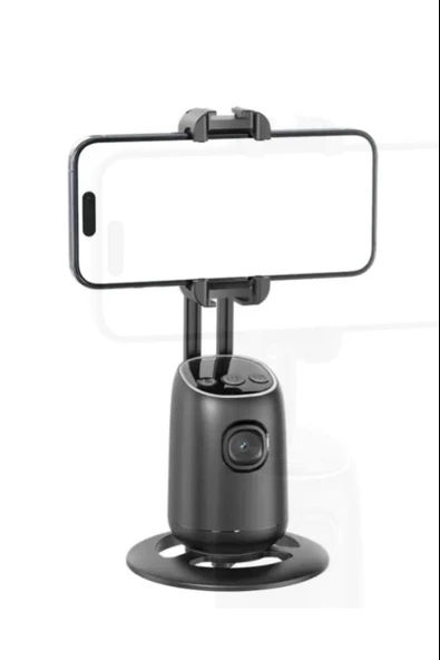 Profesyonel Gimbal 360° Yüz Takip Telefon Sabitleyici Tutucu Video Canlı Yayın Akıllı Tripod P03 - 5