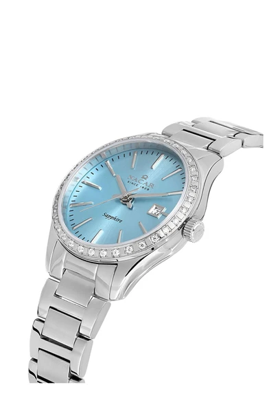 NC33-398305-AUMS SAFİR CAMLI KADIN KOL Saati 32 MM KASA ÇAPI - Resim 3