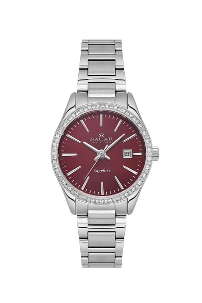 NC33-398305-ARMS SAFİR CAMLI KADIN KOL Saati 32 MM KASA ÇAPI ürün görseli 1