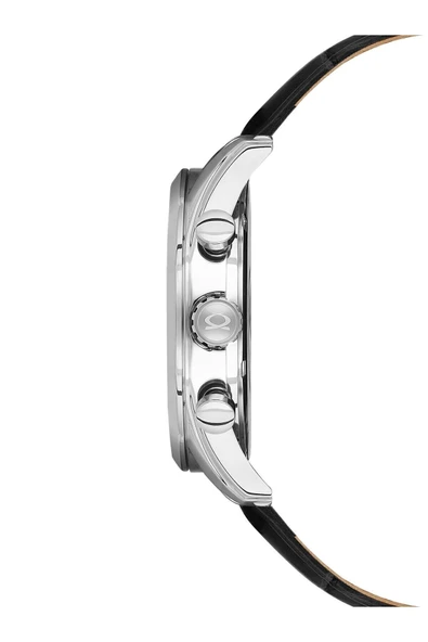 Nc34-290713-abl1 Safir Camlı Spor Deri Erkek Kol Saati - Resim 3