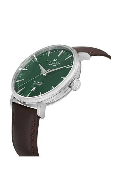 Nc34-29b640-anl2 Safir Camlı Otomatik Erkek Kol Saati - Resim 2