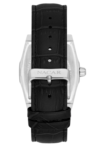 NC34-29B668-ASL1 SİYAH DERİ ERKEK KOL Saati KASA ÖLÇÜLERİ 40 MM X 47 MM - Resim 4