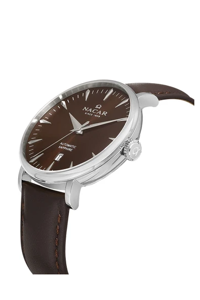 Nc34-29b640-akl2 Safir Camlı Otomatik Erkek Kol Saati - Resim 2