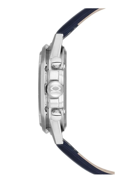 NC38-299021-ALL3 MECHAQUARTZ SAFİR CAMLI DERİ ERKEK KOL SAATİ - Resim 3