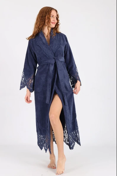 Dantelli Bambu Cotton Triga Bornoz - 5