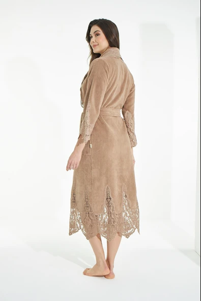 Dantelli Bambu Cotton Triga Bornoz - 4