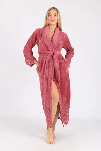 Dantelli Bambu Cotton Triga Bornoz - 1