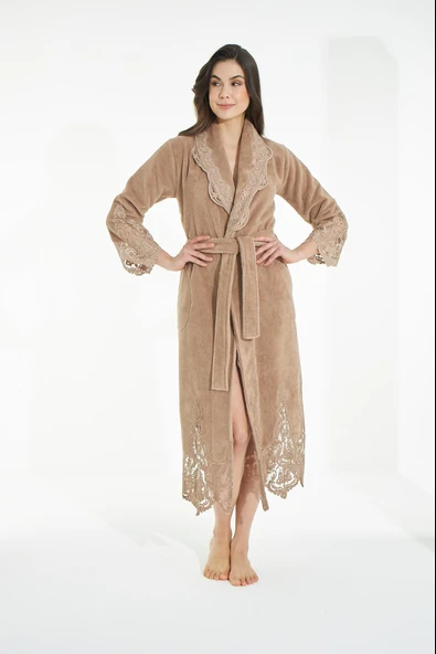 Dantelli Bambu Cotton Triga Bornoz - 3