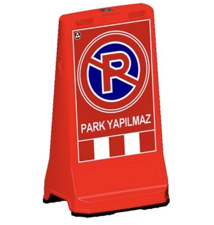 Park Yapılmaz Baskılı Çift Yön Ultra Levhalı Reklam Dubası Kırmızı Renk 7.5 Kg