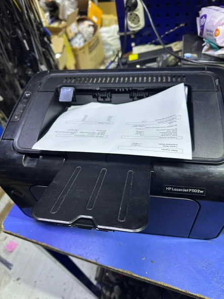 Hp laserjet p1102w mono laser wi-fi yazıcı (ce658a) 2.El Kullanılmış ürün görseli 1