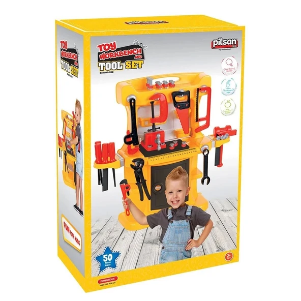 03 538 Pilsan Ayaklı Tamir Seti 50 Parça - Resim 3