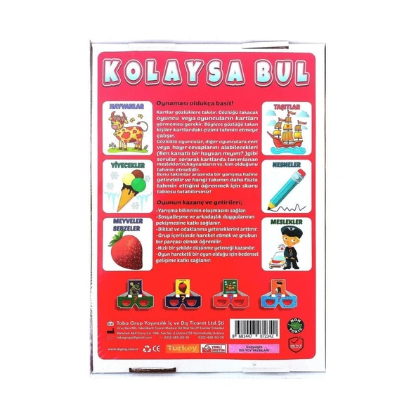 Nessiworld  1631550 Kolaysa Bul Tahmin Etme Oyunu -Dıytoy - Resim 2