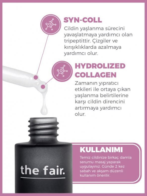 the fair. Peptit İçerikli Cilt ve Göz Çevresi Bakım Seti - 6