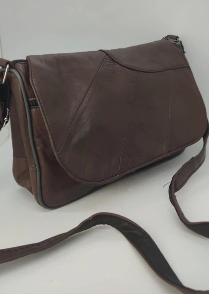 Hakiki Deri Kadın Omuz Çantası - Resim 2